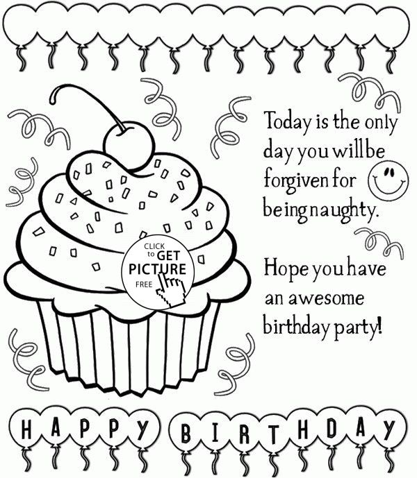 Greeting Card Coloring Pages At GetColorings Free 