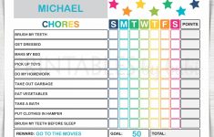 Kids Chore Chart Chore Chart For Kids Kids Chores Etsy