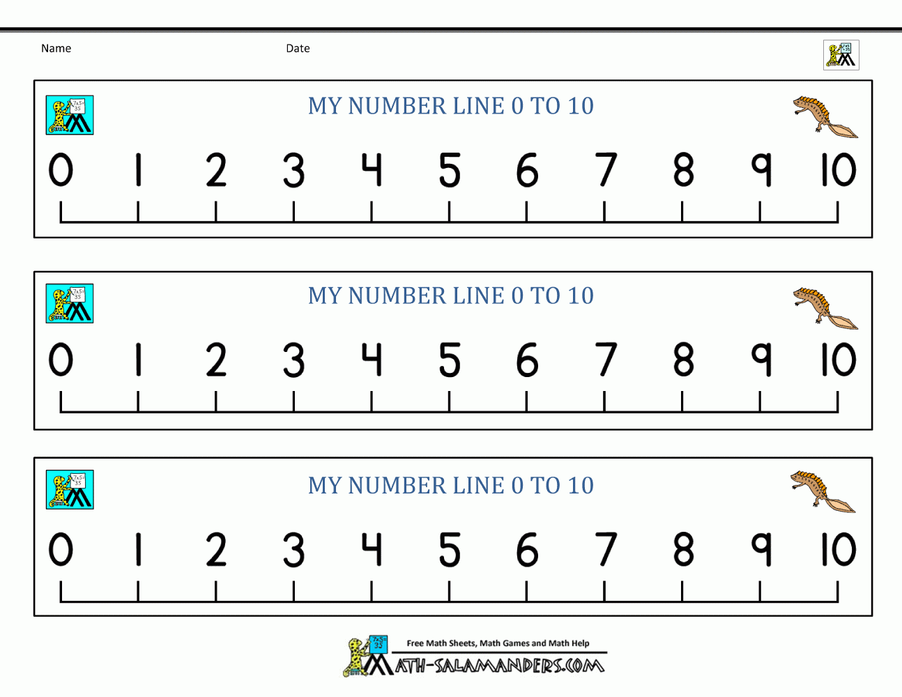 Kindergarten Math Printables