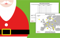 KS2 Christmas Santa s Route Across Europe Classroom