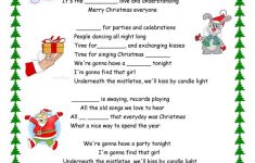 Merry Christmas Everyone Song Worksheet Free ESL