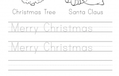 Merry Christmas Writing Worksheet 02 Free Merry