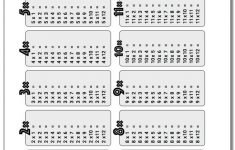 Multiplication Table Worksheet 1 12 Multiplication Table