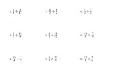 Multiplying Dividing Fractions Worksheet Tes Worksheets