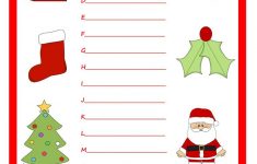 My Christmas Alphabet Worksheet Free ESL Printable