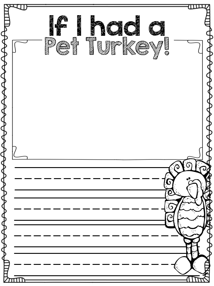 November Activities For First Graders Thanksgiving 