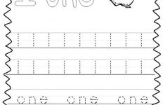 Number 1 Worksheets Numbers Kindergarten Numbers