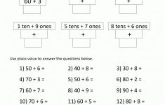 Place Value First Grade Worksheets Db excel