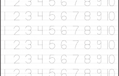 Pre K Number Worksheets