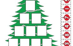 Printable Christmas Tree Ordering Numbers Worksheet