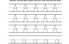 Printable Letter A Worksheets For Kindergarten