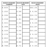 Rounding Decimals Worksheet Homeschooldressage EZ