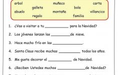 Spanish Christmas Activities Spanish Nouns And Verbs