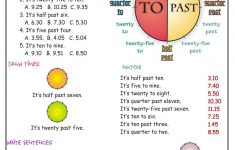 Telling The Time Worksheet Part 2 Time Worksheets