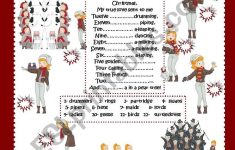 The Twelve Days Of Christmas ESL Worksheet By Rose95