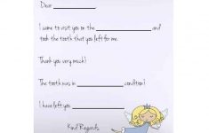 Tooth Fairy Letter Free Printable