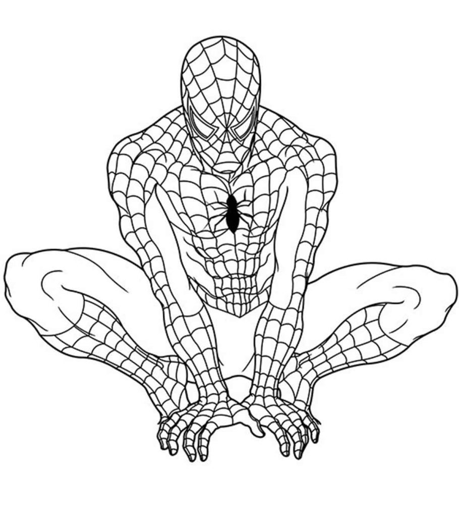 Top 20 Free Printable Superhero Coloring Pages Online