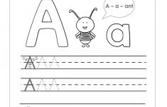 Trace The Letter A Worksheets Activity Shelter