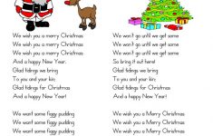 We Wish You A Merry Christmas Lyrics Have Fun Teaching