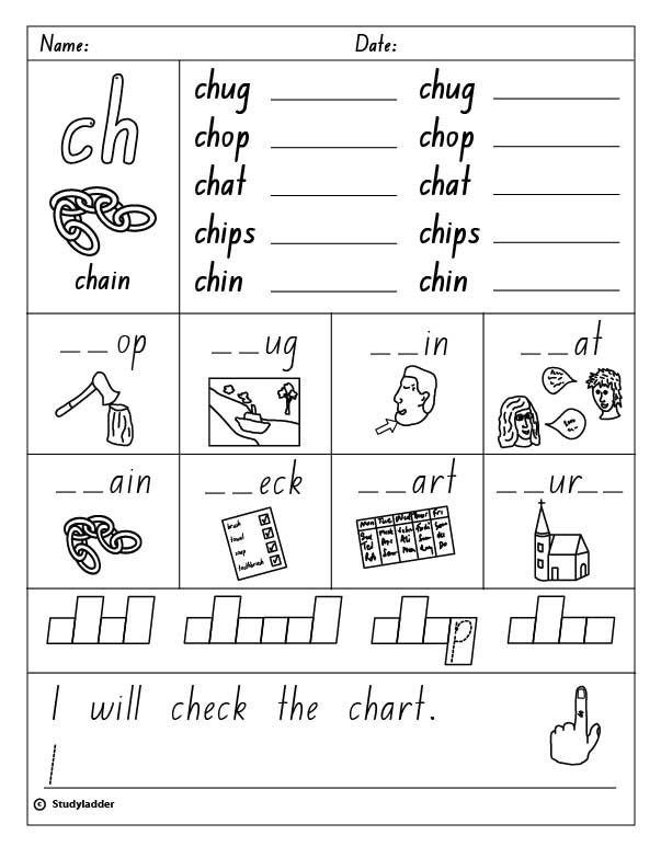 11 Best Images Of Worksheets CH Words Can I Read Simple 