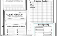 12 FREE EDITABLE Spelling Activities Spelling Word