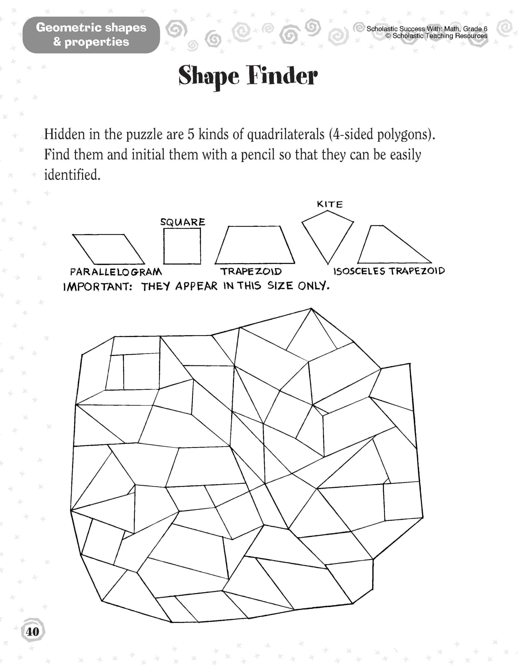 20 6th Grade Geometry Worksheets Worksheet For Kids