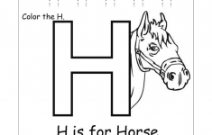 5 Best Images Of Letter H Writing Worksheets Printable