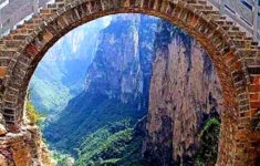 A Brick Arch Bridge In China Arch Bridge Natural Beauty