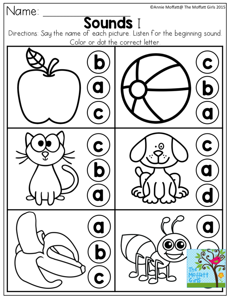 Beginning Sounds And Much For For Pre K To 3rd Grade