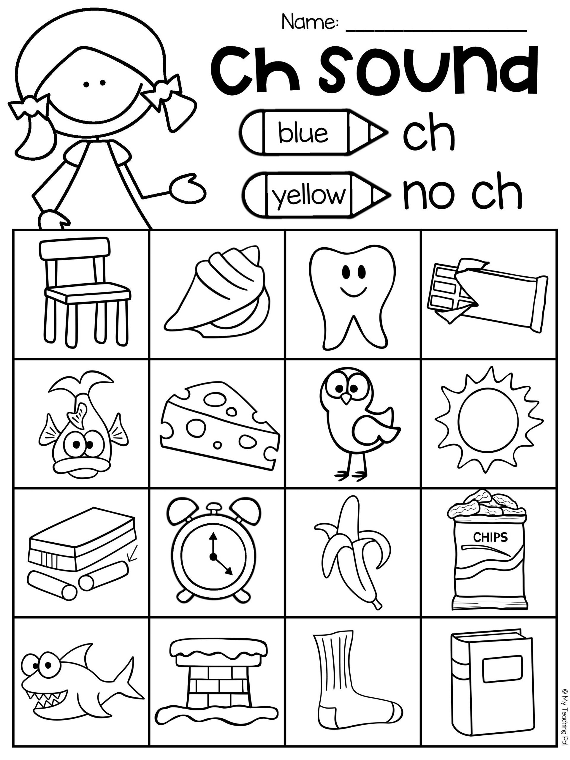 Ch Worksheet Packet Digraphs Worksheets Kindergarten 