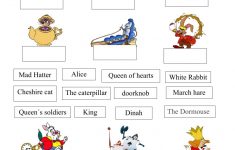 Characters Alice In Wonderland Interactive Worksheet