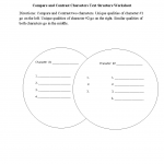 Compare And Contrast Worksheets 2Nd Grade Db Excel