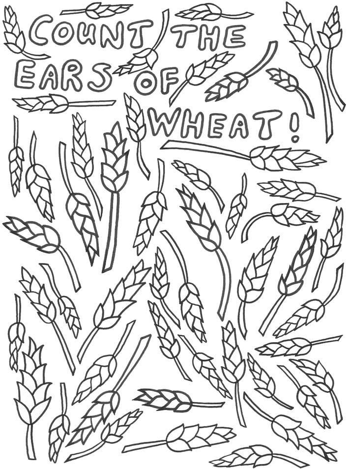 Count The Ears Of Wheat Harvest Festival Activity 