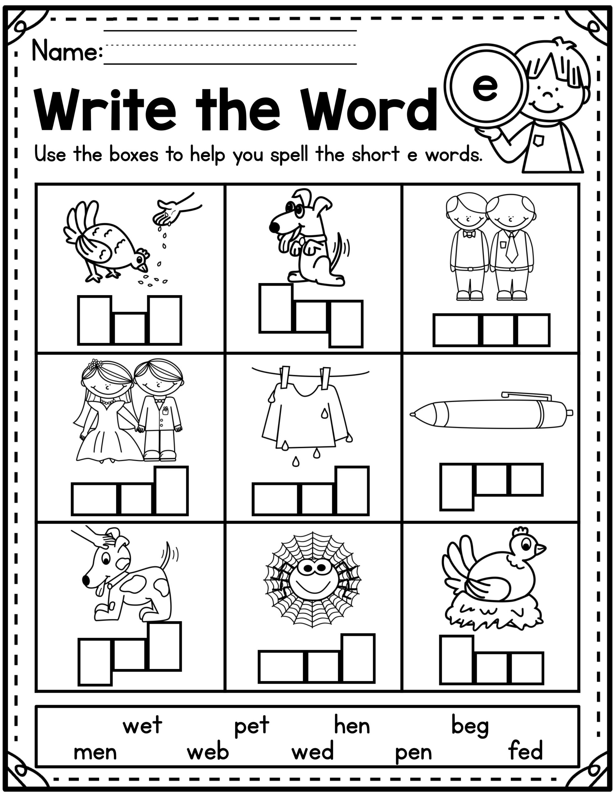 CVC Worksheets For Kindergarten Made By Teachers