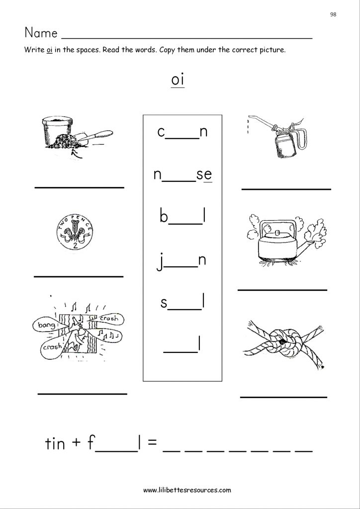 Digraph Oi Worksheets Vowel Digraph Oy Oi Aw Au