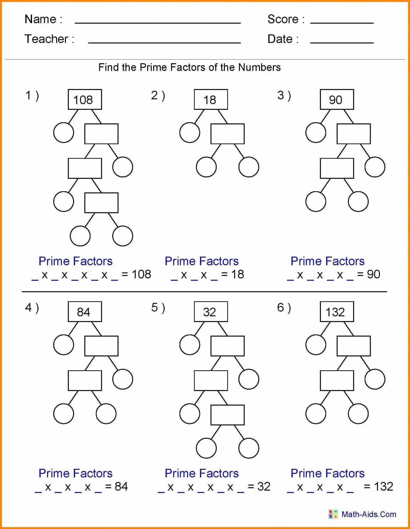 Factoring Greatest Common Factor Worksheet Lovely 