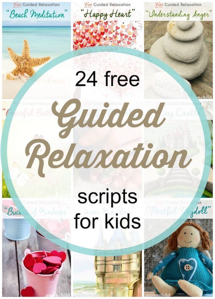 Free Guided Relaxation Scripts Meditation Kids 