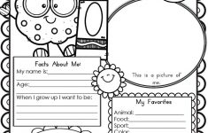 Free Printable All About Me Worksheet Modern Homeschool