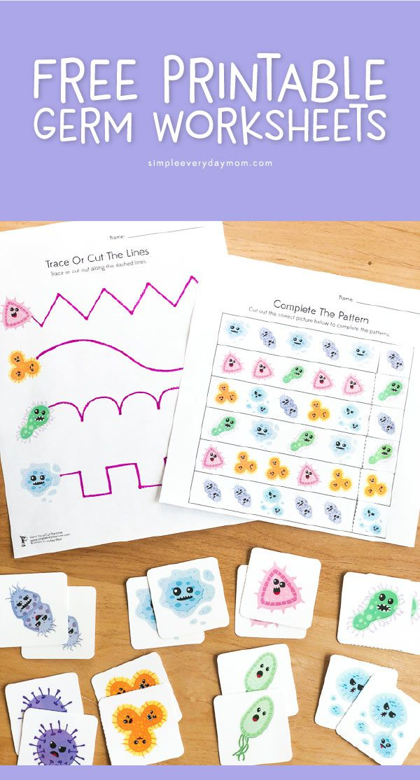 Free Printable Germ Worksheets For Kindergarten Healthy 