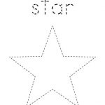 Free Printable Star Tracing Worksheet