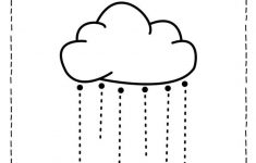 Free Printable Storm Clouds Tracing Weather Preschool