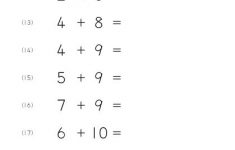 Image Result For Kumon Exercises Addition Free