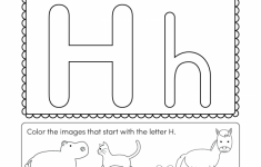 Learning The Letter H Worksheets 99Worksheets