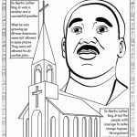 Martin Luther King Jr Coloring Pages And Worksheets Best