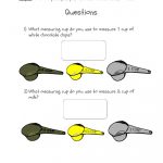 Measuring Cup Fractions Worksheet Fraction Worksheets