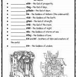 Norse Gods Goddesses Worksheet 1 KidsKonnect