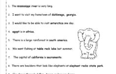 Noun Worksheets For Grade 1