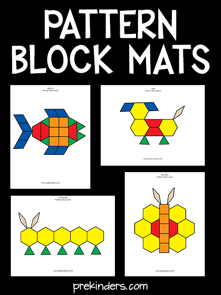 Pattern Block Mats PreKinders