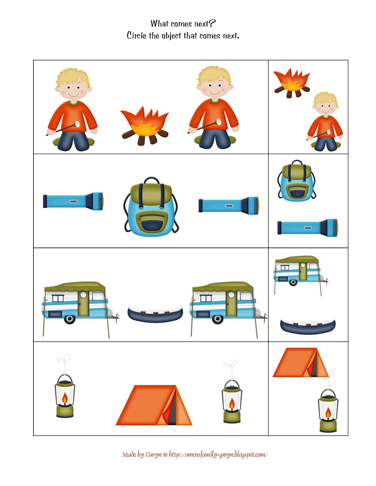 Pin On Preschool Theme Camping