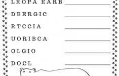 Polar Bear Unscramble The Words Arctic Worksheet Free